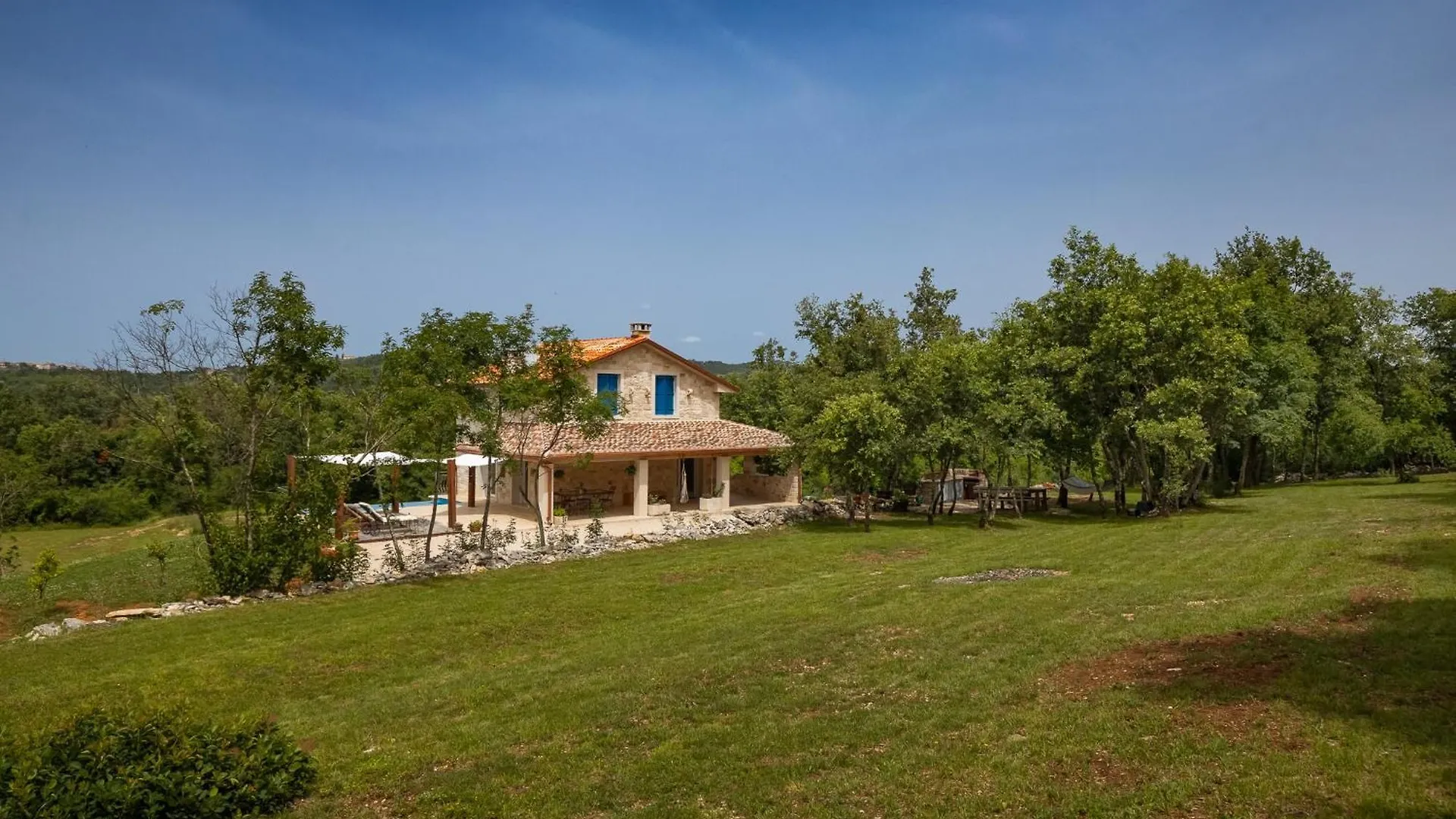 Rustic Villa Krug With Panorama View In Buje Bibali