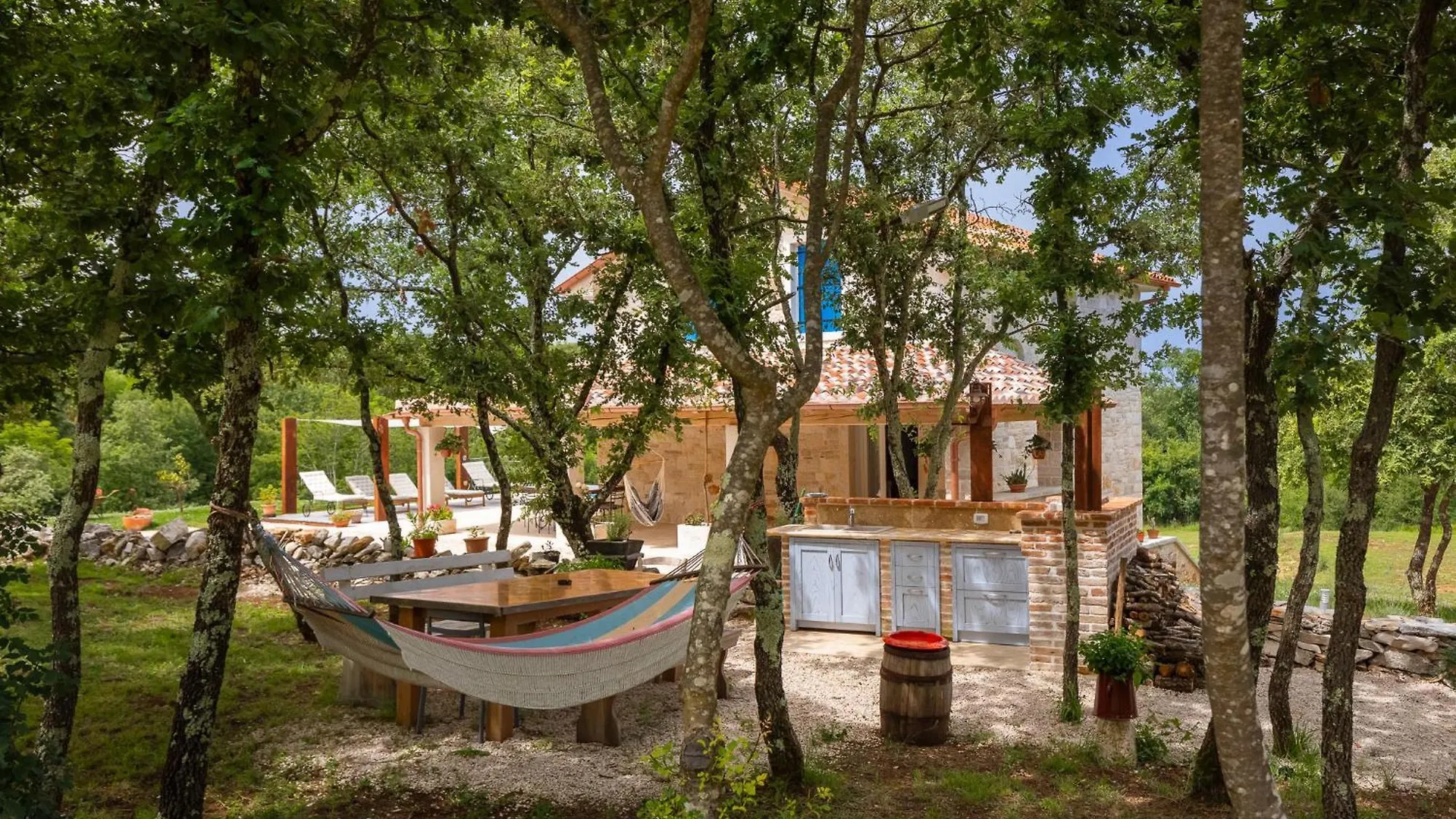 Rustic Villa Krug With Panorama View In Buje Bibali